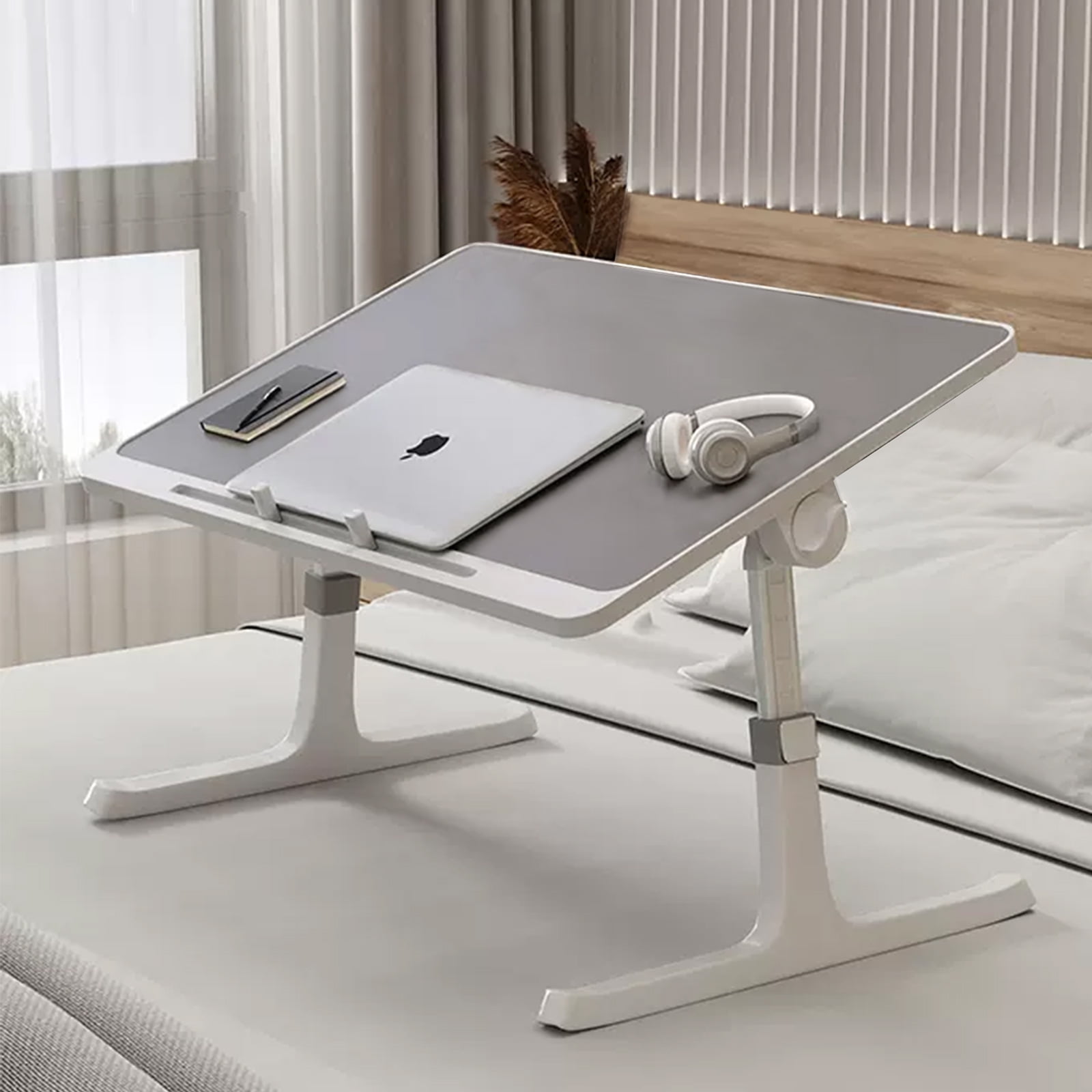 FLOGUOR Lap Desk for Bed Foldable Laptop Tray Table Adjustable Bed Desk