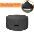 thumbnail image 3 of Seamander Waterproof Fire Pit Cover,Round,44"D*24"H,Black, 3 of 4