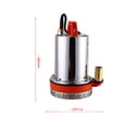 thumbnail image 2 of TABLZONE Durable Multi Color Water Pump Submersible for Aquariums Outdoor Use and Lawn Watering, 2 of 8