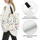 thumbnail image 3 of Balery Watercolor Floral Bolsa Tote Estilo Estético con Cremalleras, Bolsa de Hombro, Bolsa de Compras Grande y Plegable, 3 of 8