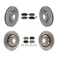 thumbnail image 1 of CMX Front Rear Disc Brake Rotors and Ceramic Pads Kit for Car 2013-2014 2016 Volkswagen CC AWD K8C-100736, 1 of 11