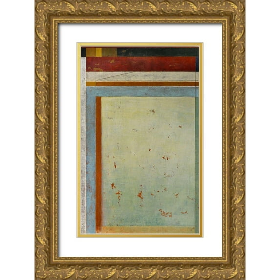 Springet, Mike 17x24 Gold Ornate Wood Framed with Double Matting Museum Art Print Titled - Facets 1