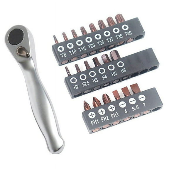 1 x Mini Ratchet Wrench Set-As Shown