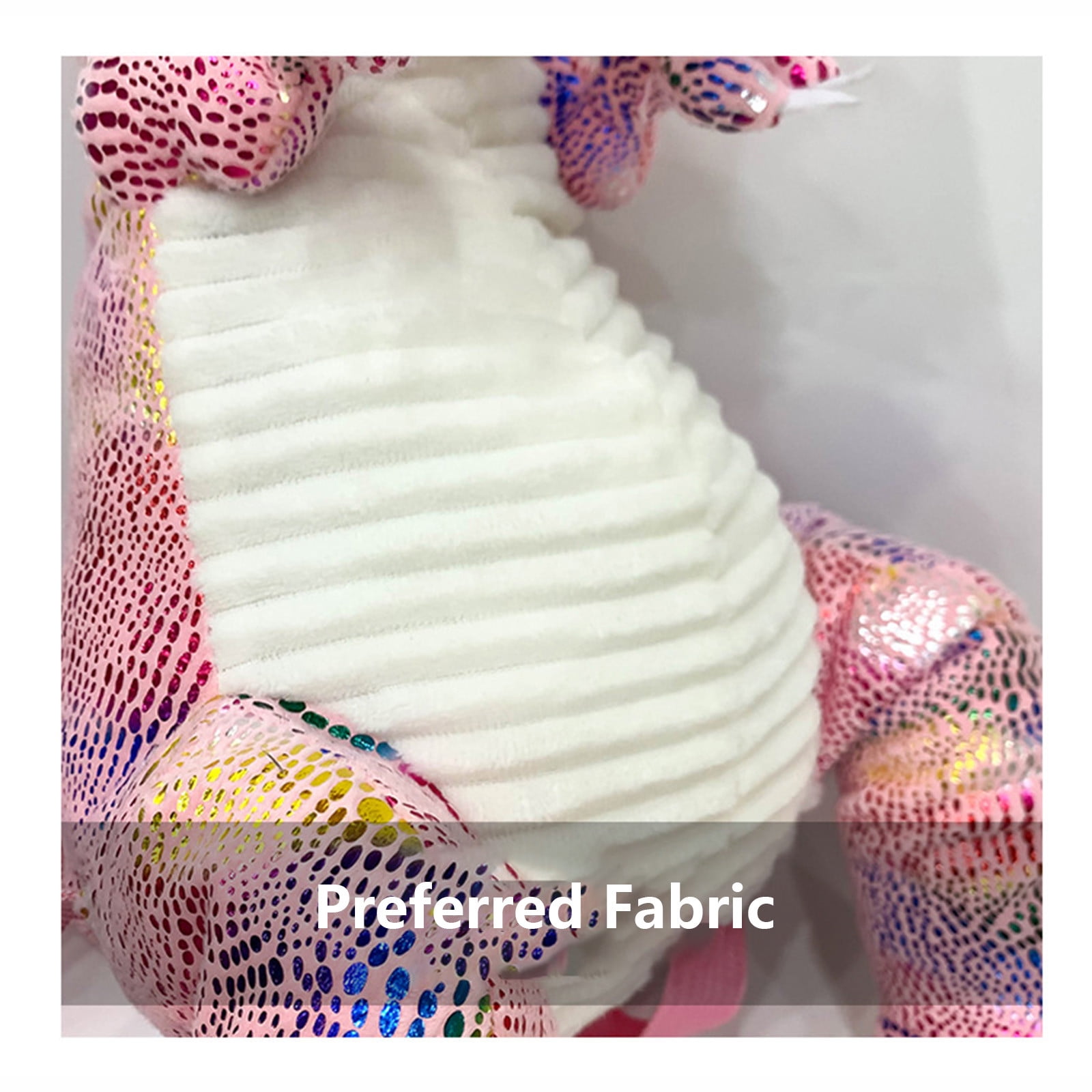 Pink Dinosaur Plush Toy Bag For Kids Weighted Stuffed Animal Backpack Soft Cotton Decoration 60Cm