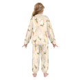 thumbnail image 3 of Fluffy Pajamas Set Fuzzy Winter Warm Pj Sets Pullover Tops and Long Pants Small Rabbits and Carrots Large, 3 of 8