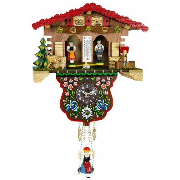 Black Forest Clock Swiss House Weather House