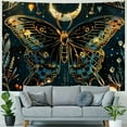 thumbnail image 4 of PRATYUS  Butterfly Moon Tapestry Boho Plants Tapestries Aesthetic Moth Snake Tapestry Vintage Botanical Tapestry Starry Sky Tapestry Wall hanging for bedroom Painting, 4 of 6