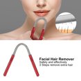 thumbnail image 4 of PEACNNG Facial Hair Remover, Stainless Steel Manual Threading Epilator Spring Threading Tool Facial Hair Cleaning Makeup for Face and Lip Hair Removal, 4 of 5