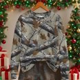 thumbnail image 6 of Women's Oversized Hoodies Camo Hooded Sweatshirts Long Sleeve Jackets with Pocket Maple Leaf Pullover Casual Tops Basic Shirts for Winter, 6 of 7