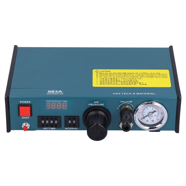 Máquina dispensadora de pegamento sincronizada, Dispensador de pegamento semiautomático Dispensador de pegamento de aluminio Máquina dispensadora de pegamento manual Diseño aerodinámico