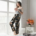 thumbnail image 5 of Fuzoiu Lilies Flowers Print Women's Pajama Pants,Lounge Pants with Drawstring and Pockets, Casual Pjs Sleep Bottoms, Women's Sleep Pants-XX-Large, 5 of 6