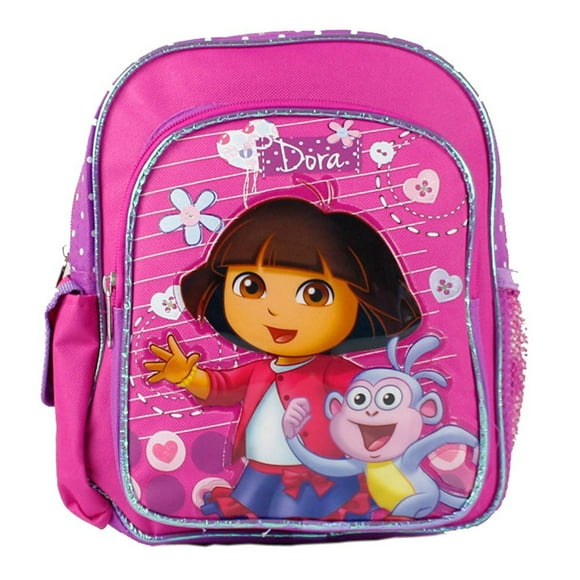 Mini Backpack - Dora the Explorer - Boots on Stroll 10" New 639815
