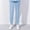 Solid Color, variant on Samickarr Scrubs Pants For Women Workwear Cargo Pant Solid Color Four Seasons Loose Bunched Feet Work Pants Nurse Pants Nursing Uniform Trousers