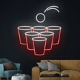 thumbnail image 3 of Handmadetneonsign Beer Pong Neon Sign, Beer Pong Led Sign, Beer Led Light, Drinking Game Neon Light, 3 of 5