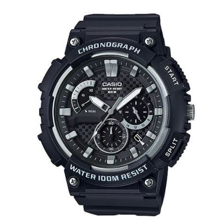 - Men's 3D Dial Chronograph Watch, Black - MCW200H-1AV
