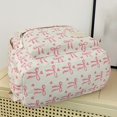 thumbnail image 4 of 2026 NEW Bow Backpack 3-Piece Set Cute College Laptop Rucksack for Women Fashion Travel Daypack Back-to-School(01_Beige,30cmx38cmx13cm), 4 of 8