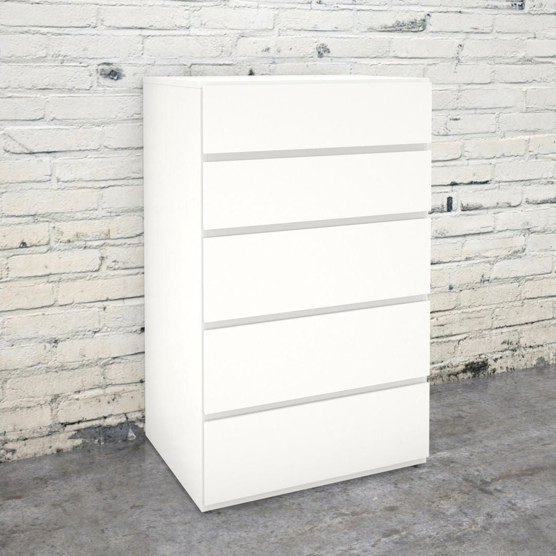 Nexera Paris 5-Drawer Chest, White