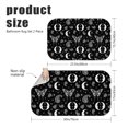 thumbnail image 3 of Butterfly and Moon Gothic Pattern Bath Mat Set Of 2,Non-Slip Rug for Bathroom,Kitchen,Bedroom,Entrance, 30x17 and 23.5x15.7 Inches, 3 of 5