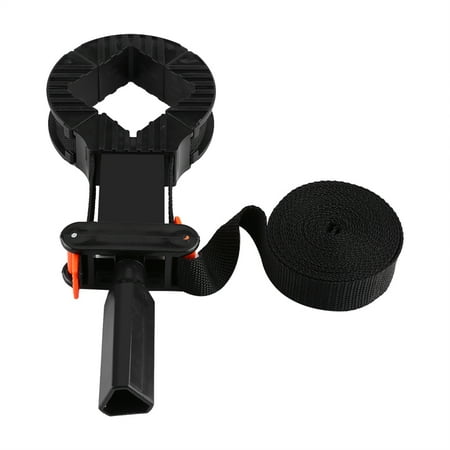 

Zyyini Multi-function Adjustable Corner Clamp for Woodworking Band Strap Clamp 4 Jaws for Picture Frame Holder Woodworking Tool