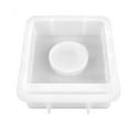 thumbnail image 2 of Girlsshop Silicone Moulds Casting Moulds Houses Candle Holder With Base Crafts House Mould,Square base, 2 of 8