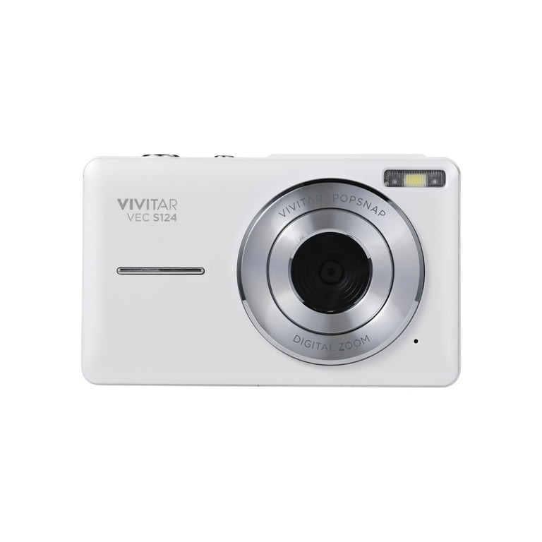 Vivitar Popsnap Compact Digital Camera, White, 16X Zoom, 1080p