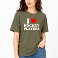 thumbnail image 5 of I Heart Hockey Players T-Shirt – Sports Romance Humor – College Campus Wear, 5 of 6