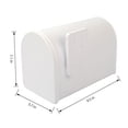 thumbnail image 6 of Pen+Gear White Plastic Mailbox Desktop Organizer Storage Bin, 6 of 7
