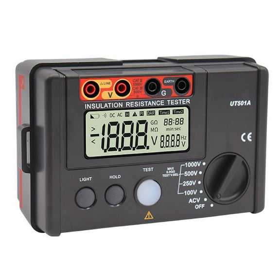 Ut501A Insulation Resistance Tester 100V/250V/500V/1000V Ohm Meter Megohmmeter