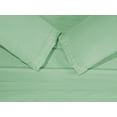 thumbnail image 5 of Comfy Bamboo World 9900 Series 100gsm Embroidered Bedsheets Sheet Set, Full Size, Light Green, 5 of 5