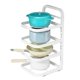 thumbnail image 1 of Organizador de Ollas y Sartenes, Estante para Ollas, Soporte para Sartenes para Debajo del Gabinete, Organizadores de Cocina Ajustables y Almacenamiento, Color Blanco, 1 of 5