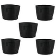 thumbnail image 2 of ANGGREK Plant Planter, Gallon Grow Bags Environmentally Friendly Lightweight Breathable 5PCS For Garden For Balcony For Outdoor For Greenhouse, 2 of 8