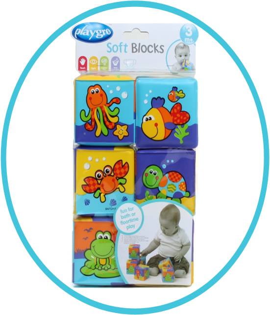 playgro soft blocks