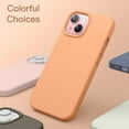 thumbnail image 6 of JETech Silicone Case for iPhone 15 Plus 6.7-Inch, Silky-Soft Touch Full-Body Protective Phone Case, Shockproof Cover (Orange Sorbet), 6 of 6