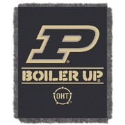 Purdue Boilermakers OHT "Rank" Woven Jacquard Throw Blanket, 46" x 60"
