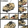 thumbnail image 5 of TBS Assault Team Military Hummer Jeep Armored Vehicle Building Block Model Army Mini Soldier Transport Chariot Toys Kit Gift, 5 of 9