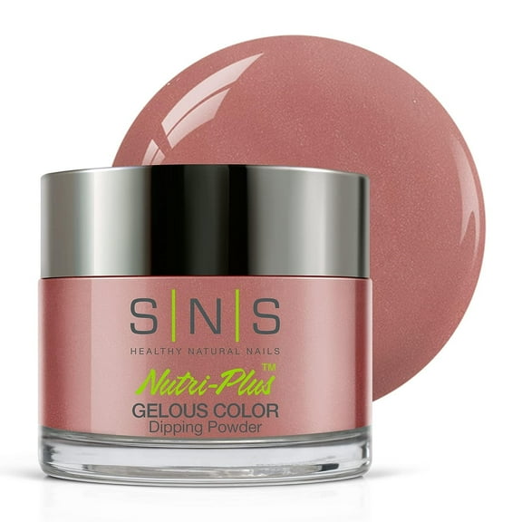 SNS Nail Dip Powder, Gelous Color Dipping Powder - Cashmere Rose (Pink/Mauve) - Long-Lasting Acrylic Nail Color & Polish Lasts 14 Days - Low Odor & No UV Lamp Required AN02 Cashmere Rose