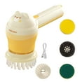 Racsoh Electric Electric Cleaning Brush With 4 Replaceable Brush Heads