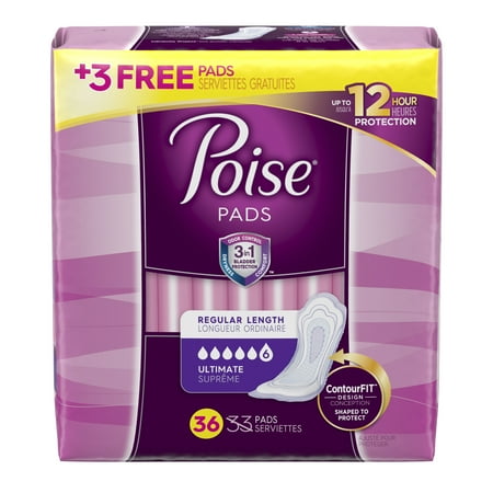 incontinence poise absorbency