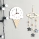thumbnail image 2 of Reloj de pared silencioso de madera con diseño de helado de Zmeidao para el hogar y la sala de estar., 2 of 4