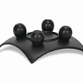 thumbnail image 5 of Clyne Curved Black Wood Trays on Wood Orbs, 5 of 6