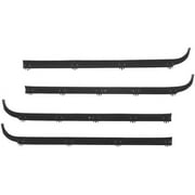 Door Window Belt Weatherstrip 4 Piece Set - Compatible with 1987 - 1997 Ford F150 1988 1989 1990 1991 1992 1993 1994 1995 1996
