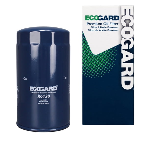 ECOGARD X6128 Premium Spin-On Engine Oil Filter for Conventional Oil Fits Ford F-250 Super Duty 6.7L DIESEL 2011-2021, F-350 Super Duty 6.7L DIESEL 2011-2021, F-450 Super Duty 6.7L DIESEL 2011-2019