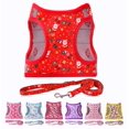 thumbnail image 1 of Juego de arneses y correas para perros MOONPET Christmas Floral XXS, 1 of 4