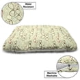 thumbnail image 3 of Sunglasses Pet Bed, Continuing Eye Accessories in Various Shapes and Colors Scattered, Chew Resistant Pad for Dogs and Cats Cushion with Removable Cover, 24" x 39", Cream and Multicolor, by Ambesonne, 3 of 4