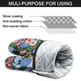 thumbnail image 7 of Cute Oven Mitts,Pioneer Flower Floral Print Pattern Oven Mitt 2-Pack Set,Kitchen Gloves for Oven,Heat Resistant Oven Mitts 7.7"x12", 7 of 7