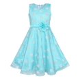 thumbnail image 1 of Flower Girls Dress Blue Rose Wedding Party Birthday 14 Years, 1 of 6