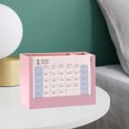 thumbnail image 5 of Two In One Pen Holders, 2025 Desk Calendar, Multifunctional Desk Storage Box, Stylish Organizer, Plastic Material, Monthly Calendar, Photo Frame, For Home Office, 5 of 6