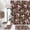Brown Pink, variant on Hadint 4Pcs Brown Leopard Print Pattern Shower Curtain Set, Shower Curtain and Rug Set, 12 Pcs Hooks, 71inx71in