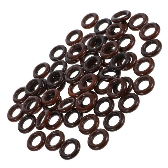 Hytrove Wood Circles For Crafts 50Pcs Unfinished Wood Rings Classic Design Diy Projects 2.5In