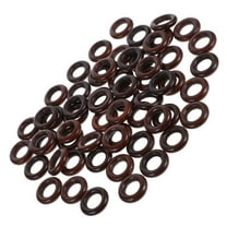 Hytrove Wood Circles For Crafts 50Pcs Unfinished Wood Rings Classic Design Diy Projects 2.5In